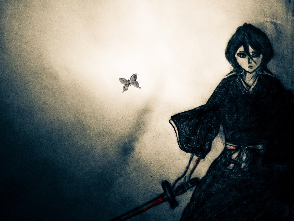 rukia from bleach by sabit hassan